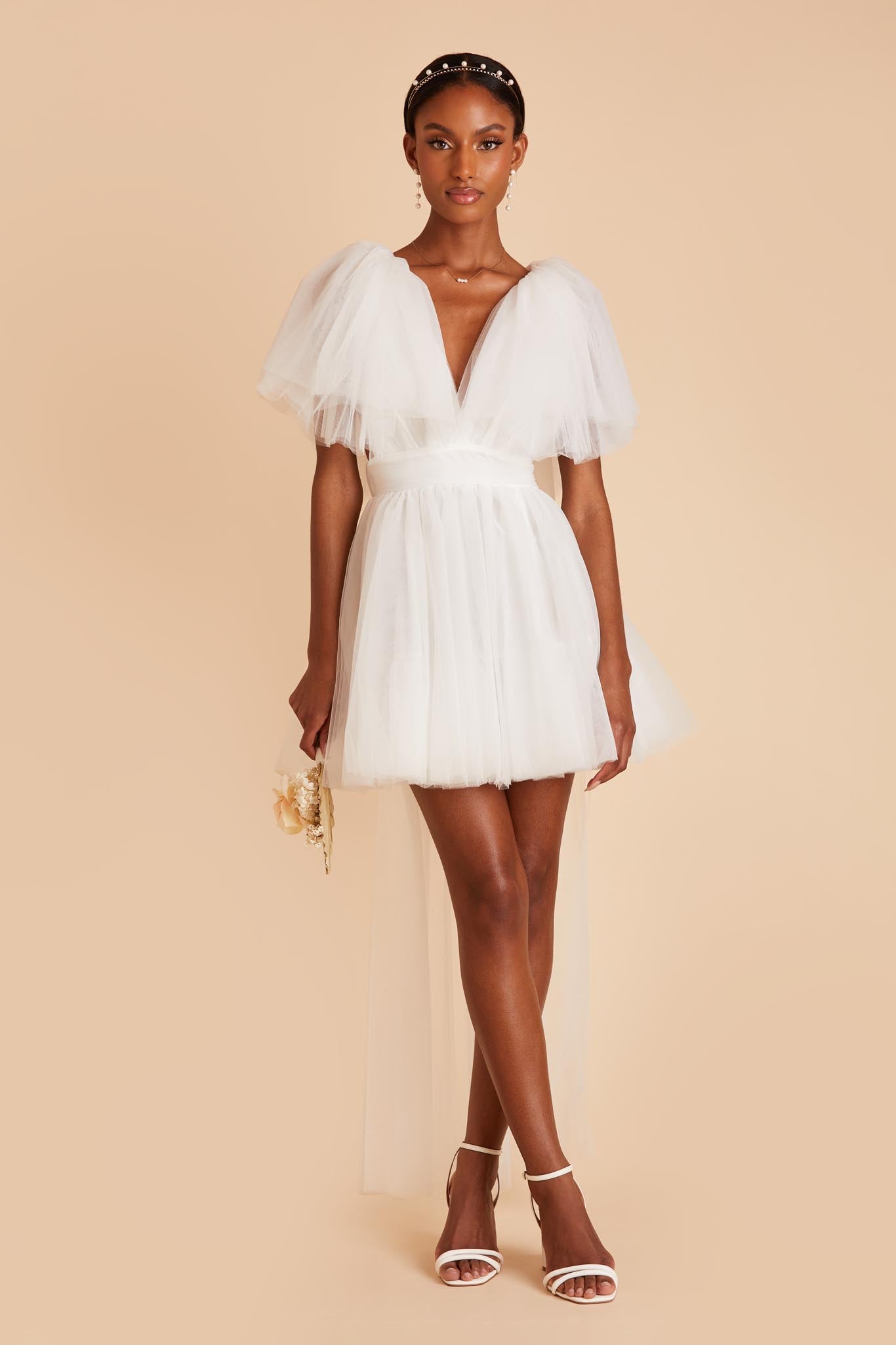 mini dress white